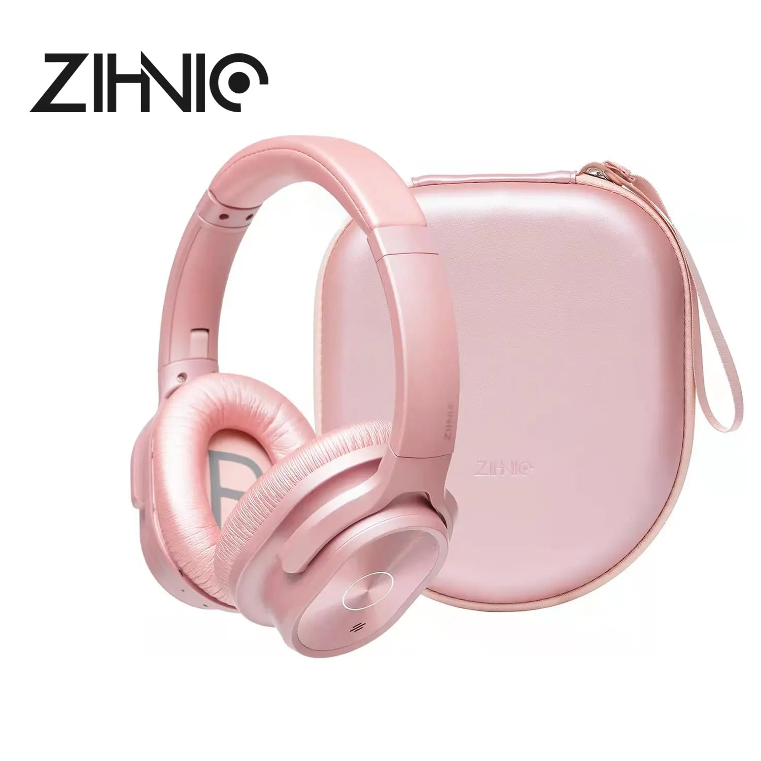 ZIHNIC PN9 Wireless Bluetooth Active Noise Cancelling Headphones - Foldable Over-Ear Sport Headset with Long Battery Life and Waterproof Design