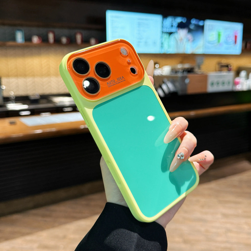 Dopamine-Inspired Candy Colored Crystal Phone Case with Full Lens Protection, Anti-Drop and Wear-Resistant Design for iPhone 17 Pro Max, 16, 15, 14, 13 - A204