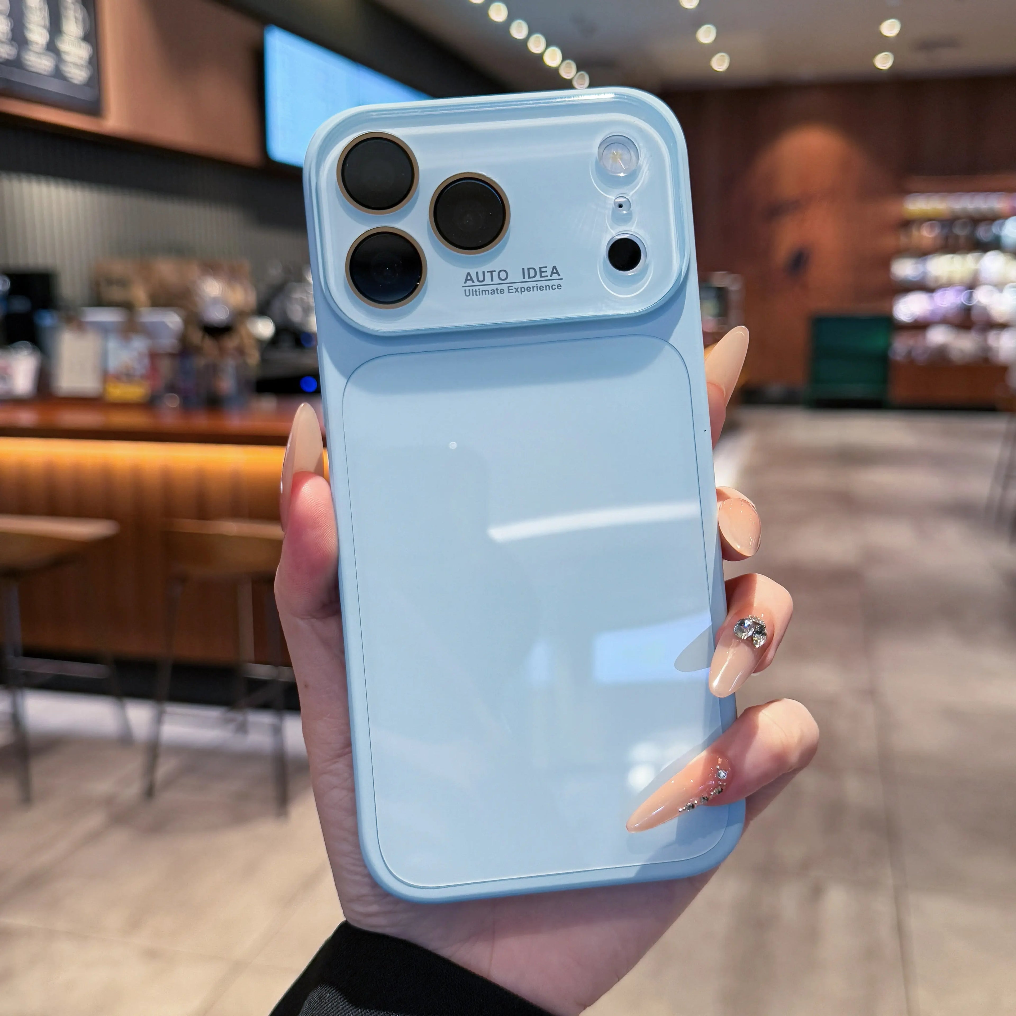 Dopamine-Inspired Candy Colored Crystal Phone Case with Full Lens Protection, Anti-Drop and Wear-Resistant Design for iPhone 17 Pro Max, 16, 15, 14, 13 - A204