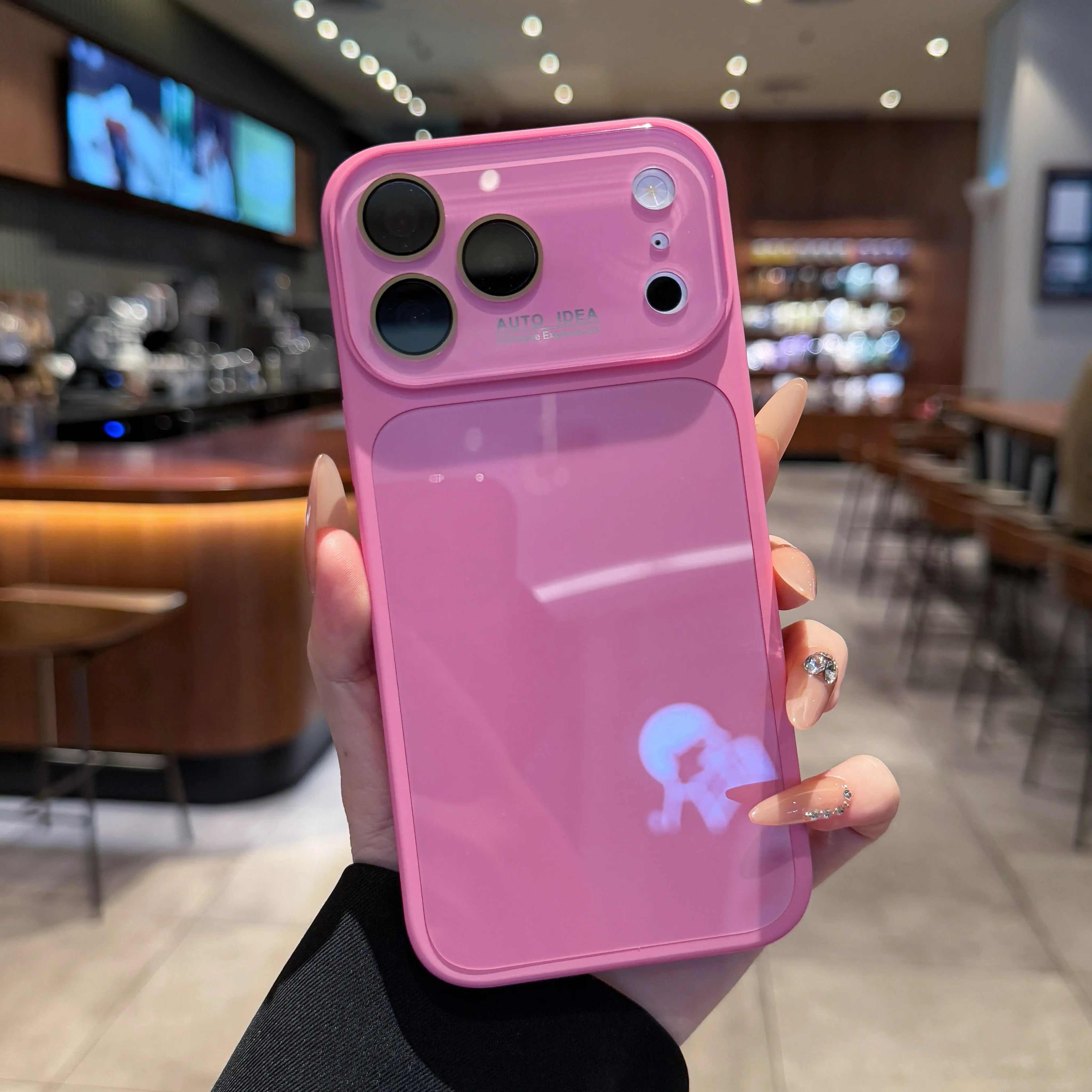 Dopamine-Inspired Candy Colored Crystal Phone Case with Full Lens Protection, Anti-Drop and Wear-Resistant Design for iPhone 17 Pro Max, 16, 15, 14, 13 - A204