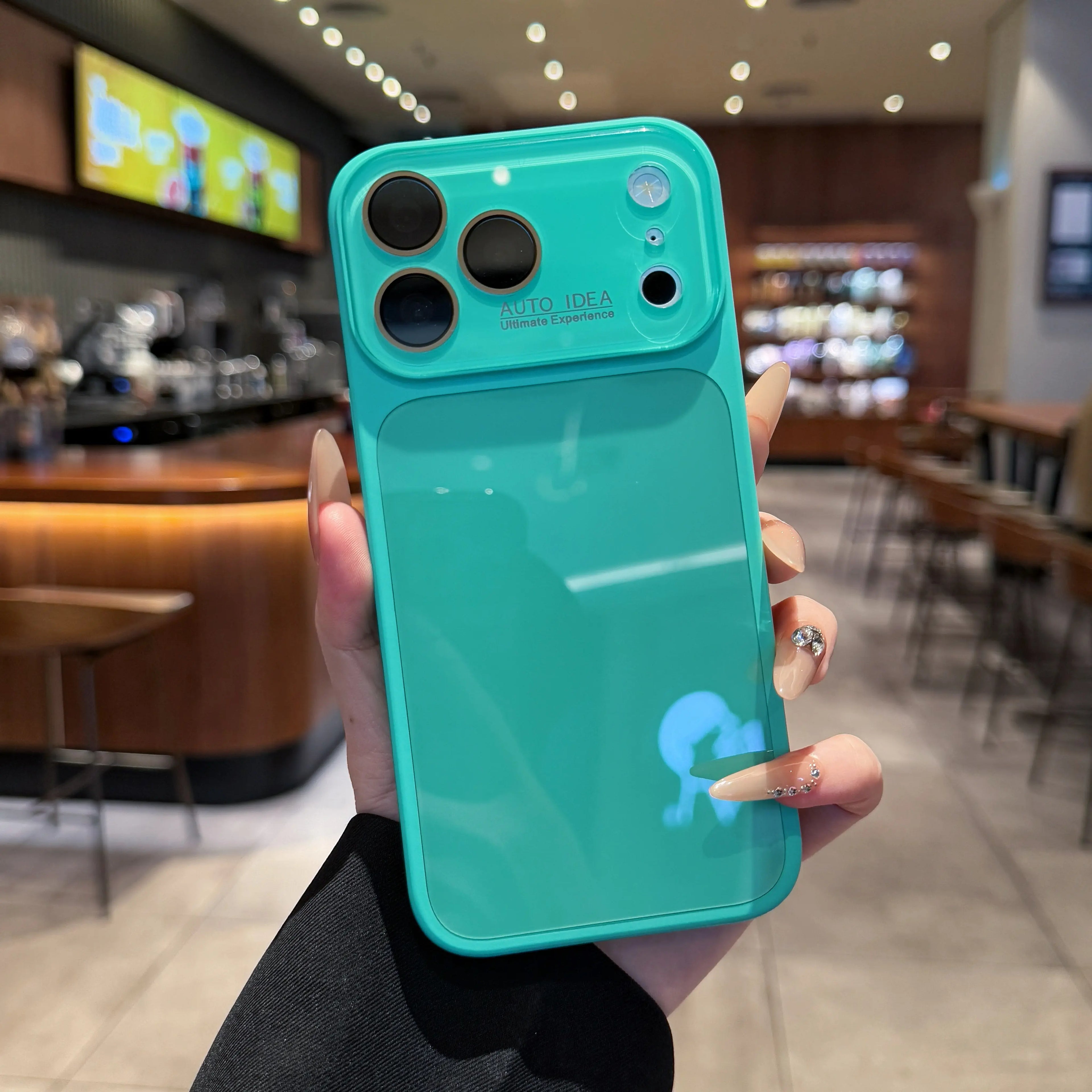 Dopamine-Inspired Candy Colored Crystal Phone Case with Full Lens Protection, Anti-Drop and Wear-Resistant Design for iPhone 17 Pro Max, 16, 15, 14, 13 - A204