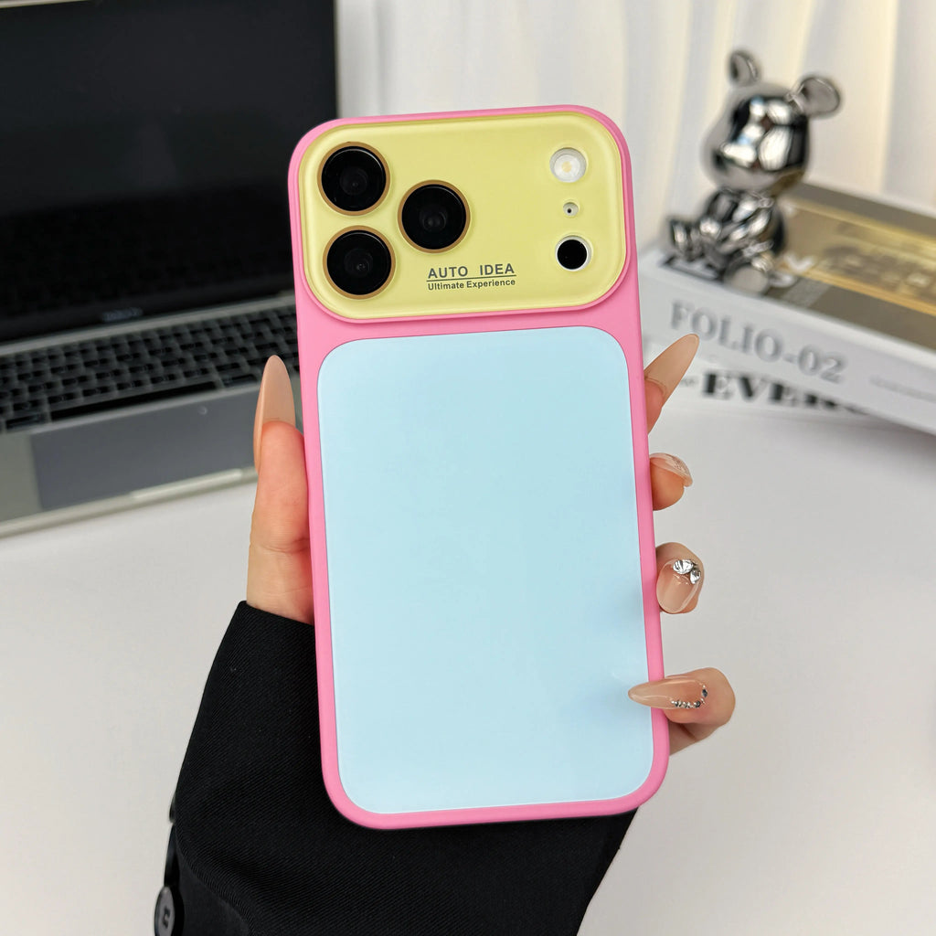 Dopamine-Inspired Candy Colored Crystal Phone Case with Full Lens Protection, Anti-Drop and Wear-Resistant Design for iPhone 17 Pro Max, 16, 15, 14, 13 - A204
